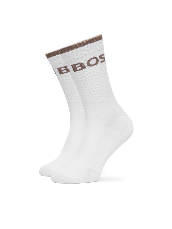 BOSS BOSS Комплект 6 чифта дълги чорапи мъжки 50510168 Бял