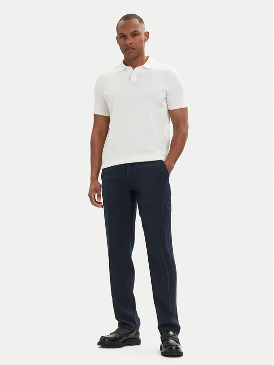 KARL LAGERFELD KARL LAGERFELD Chino-püksid 265358 562818 Tumesinine Regular Fit
