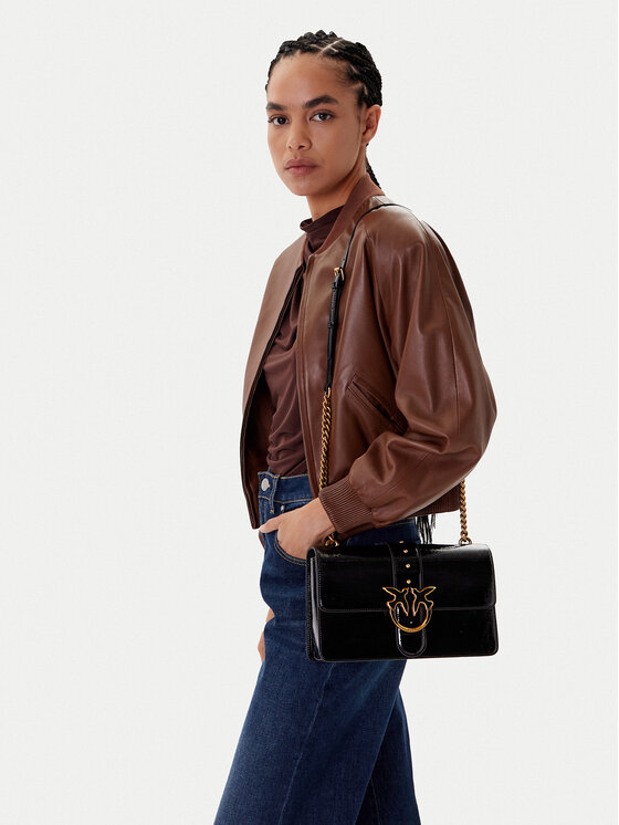 PINKO Torebka Love One Light Cl PE 25 PLTT 105313 A1UV Czarny