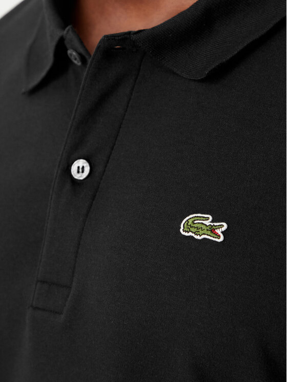 Lacoste Lacoste Polo DH2050 Μαύρο Regular Fit