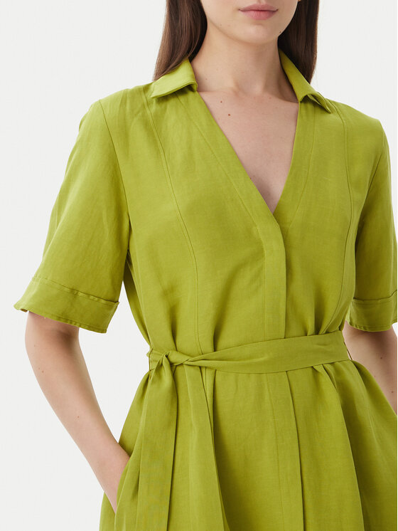 Marella Marella Košilové šaty Emme by Marella Detto 2615221082 Zelená Regular Fit