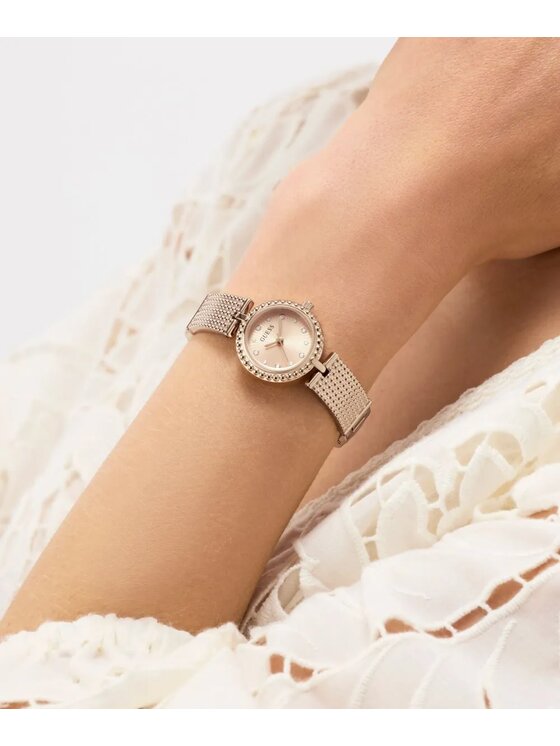 Guess Guess Zegarek GW1017L4 Różowe złoto