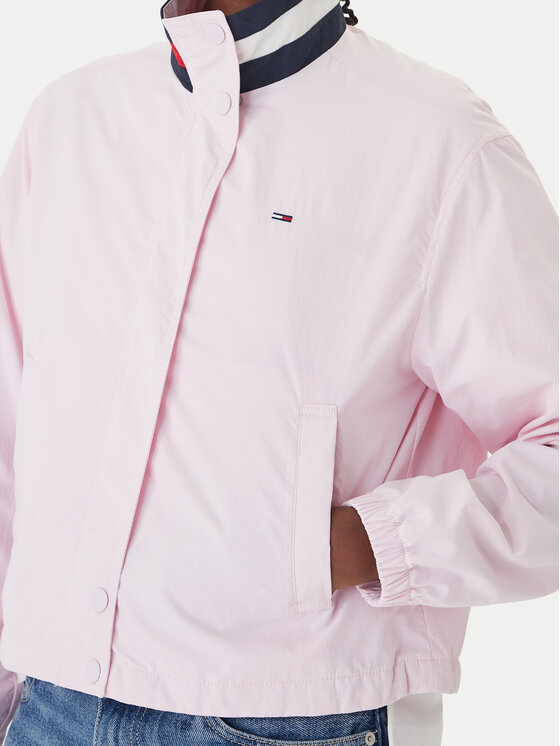 Tommy Jeans Tommy Jeans Bunda pro přechodné období Essential DW0DW20439 Růžová Regular Fit