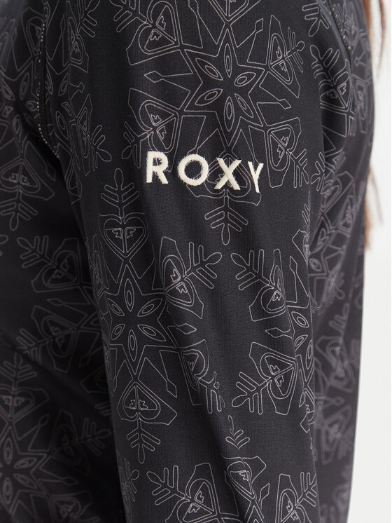Roxy Roxy Termalno donje rublje Daybreak Brushed Top ERJLW03055 Crna Slim Fit