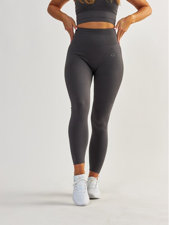 BeShaped BeShaped Legginsy Modelujące Body Boost Szary Shaping Fit