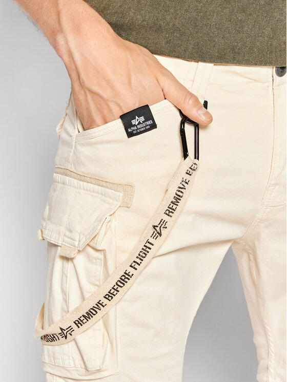 Alpha Industries Alpha Industries Szorty materiałowe Utility 116213 Beżowy Regular Fit
