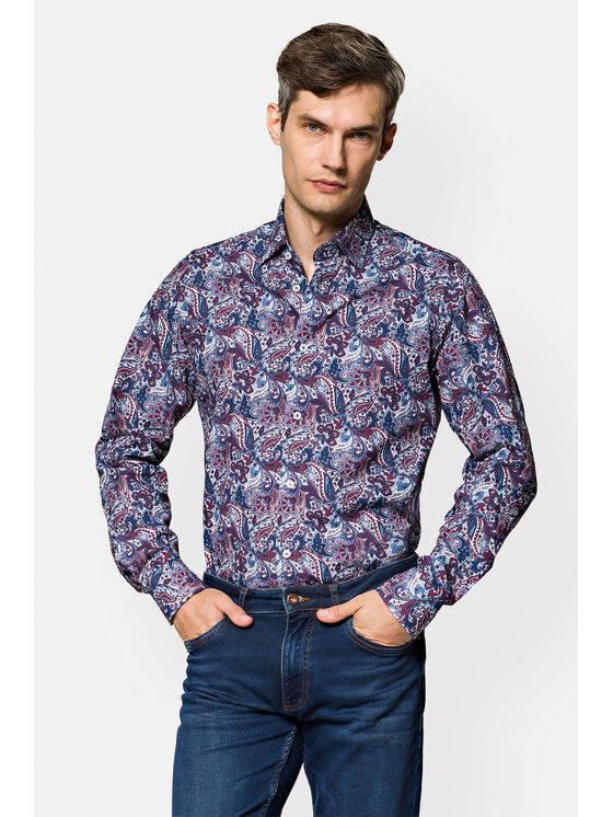 Lancerto Lancerto Koszula Dalia Kolorowy Slim Fit