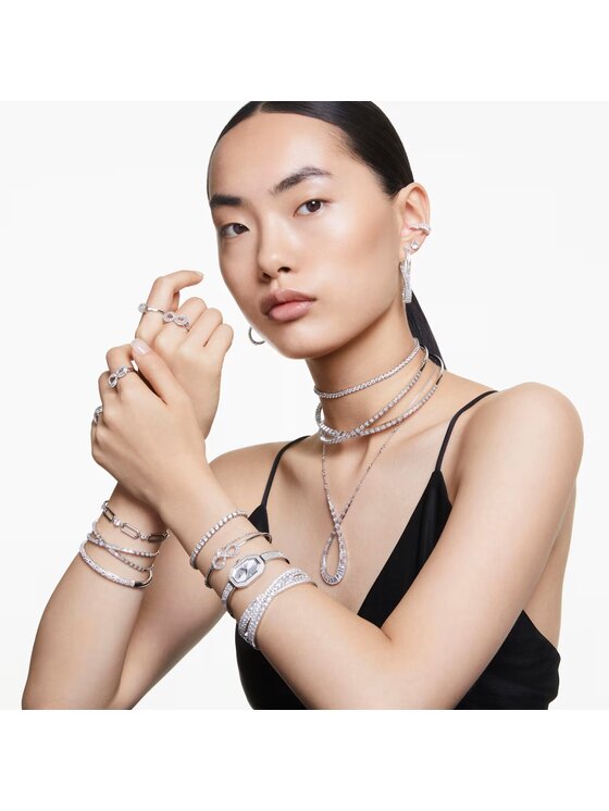 Swarovski Swarovski Bransoletka Hyperbola 5677626 Srebrny