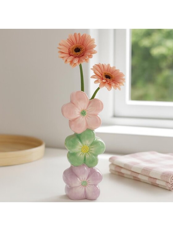 MIAhome MIAhome Wazon ceramiczny FUGALAU-2 Kolorowy