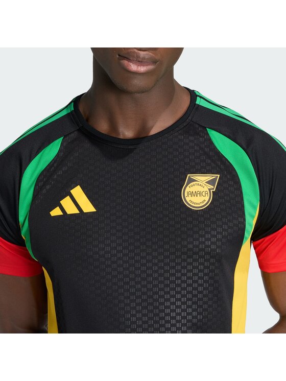 adidas adidas Koszulka techniczna Jamaica 26 x Bob Marley Tiro Training Jersey Czarny Slim Fit