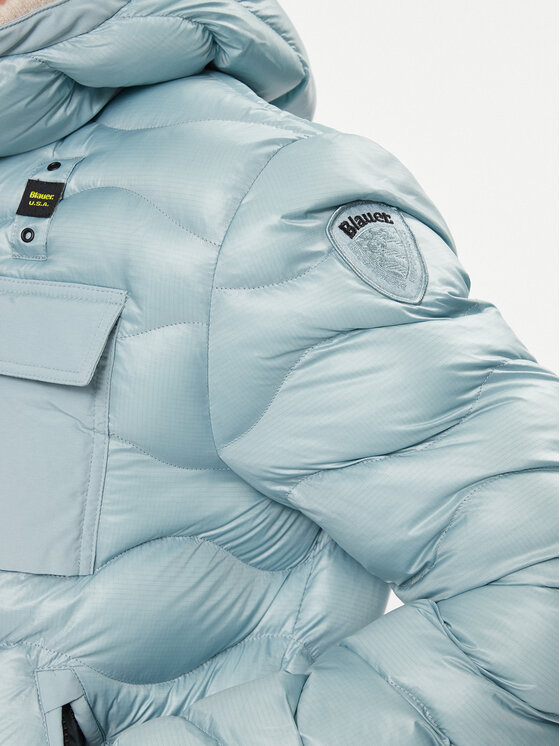 Blauer Blauer Giacca di transizione 23WBLUC02084 Celeste Regular Fit