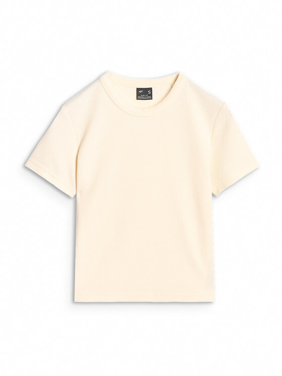 4F 4F T-Shirt MIDSHOP TEXTILE Biały Slim Fit