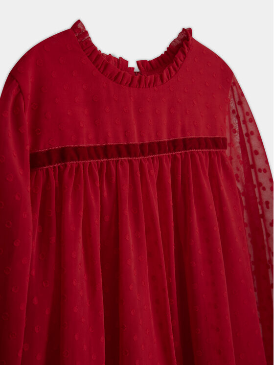 minimi minimi Sukienka elegancka 71/22 Czerwony Regular Fit