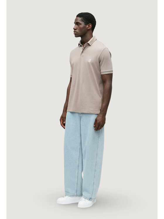 Armani Exchange Armani Exchange Polo 28582 Beżowy Comfort Fit