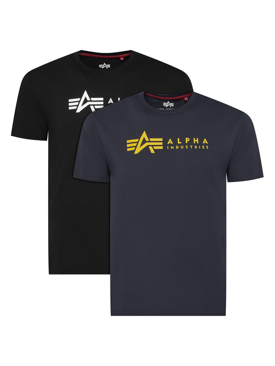 Alpha Industries Alpha Industries Póló szett Alpha Label 118534 Színes Regular Fit