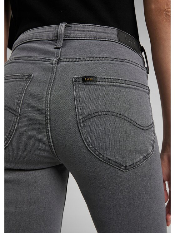 Lee Lee Jeansy Elly Szary Slim Fit