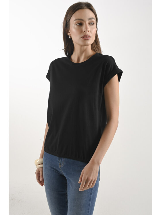 Femestage Femestage T-Shirt Femestage AB BASE TSH1531-020 Černá Regular Fit