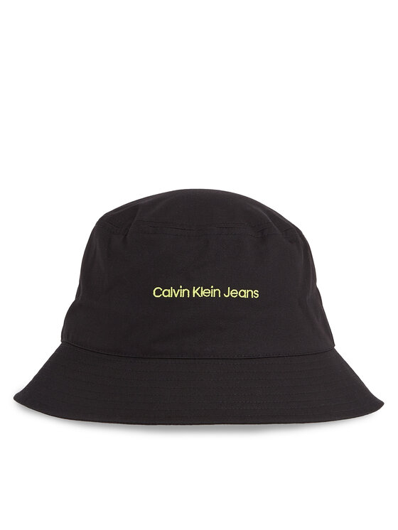 Pălărie Calvin Klein Jeans Institutional Bucket Hat K50K511795 Negru