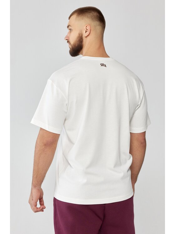 ROUGH RADICAL ROUGH RADICAL Koszulka techniczna TRAVEL Biały Slim Fit
