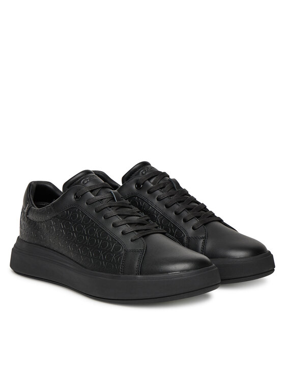 Calvin Klein Calvin Klein Sneakersy Chunky Low Top Lace Up Mono HM0HM01970 Czarny