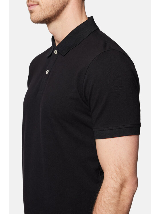 Lancerto Lancerto Polo Jakob PO073124000010 Czarny Regular Fit