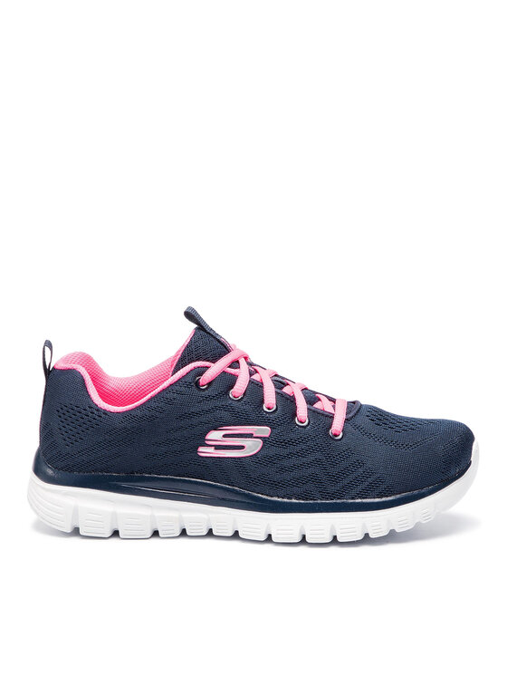 Skechers Snīkeri Get Connected 12615/NVHP Tumši zils