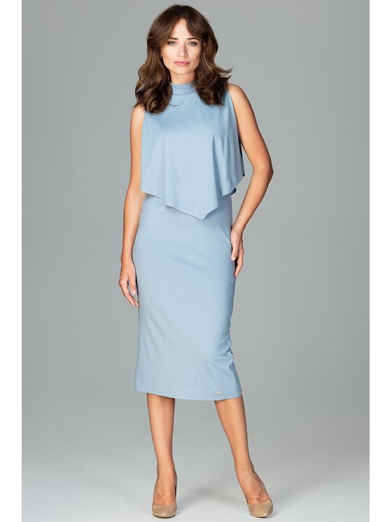 Lenitif Lenitif Vestito K480 Blu Regular Fit