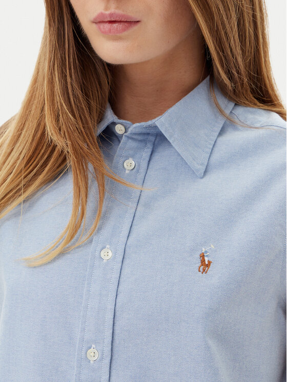Polo Ralph Lauren Polo Ralph Lauren Koszula 211968896002 Błękitny Classic Fit