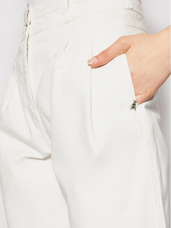 Patrizia Pepe Patrizia Pepe Jeans 8J0968/A8E3-W146 Bianco Boyfriend Fit