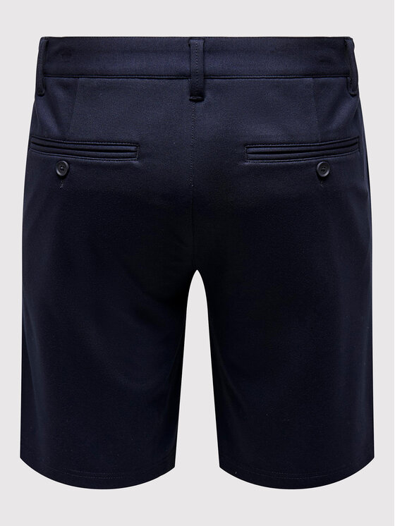 Only & Sons Only & Sons Medžiaginiai šortai Mark 22018667 Tamsiai mėlyna Regular Fit