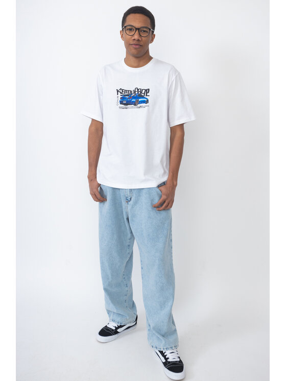 Kamuflage Kamuflage T-Shirt R34 Biały Relaxed Fit