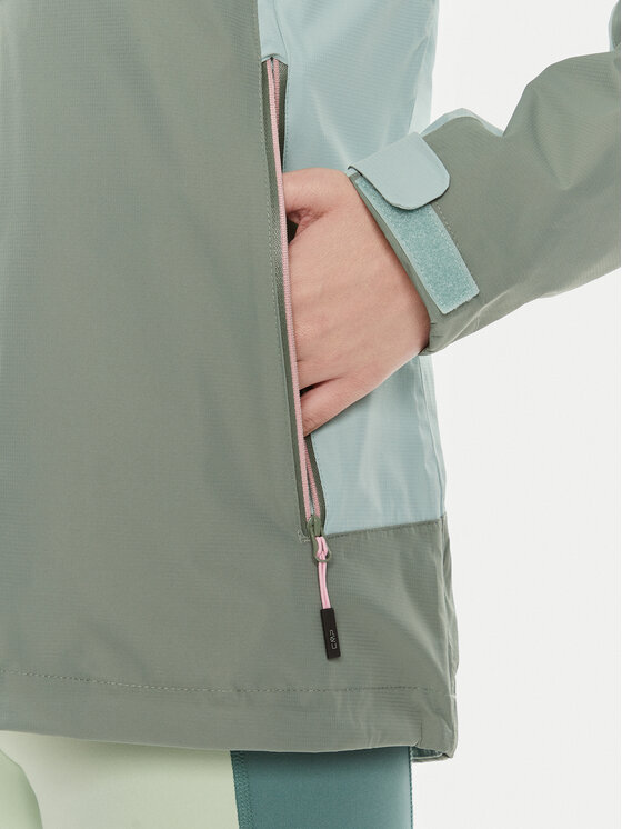 CMP CMP Větrovka 34Z5116 Zelená Regular Fit