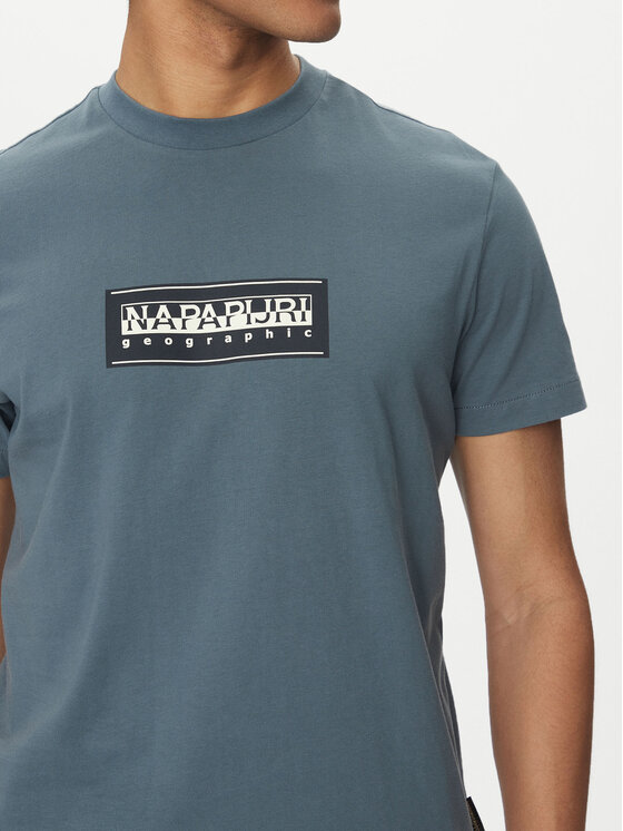 Napapijri Napapijri T-krekls S-box Logo NP0A4I3L Zaļš Regular Fit