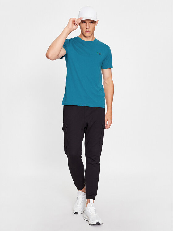 EA7 Emporio Armani EA7 Emporio Armani T-Shirt 8NPT51 PJM9Z 1584 Niebieski Regular Fit