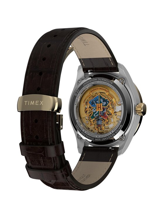 Timex Timex Zegarek TW2Y75500 Brązowy