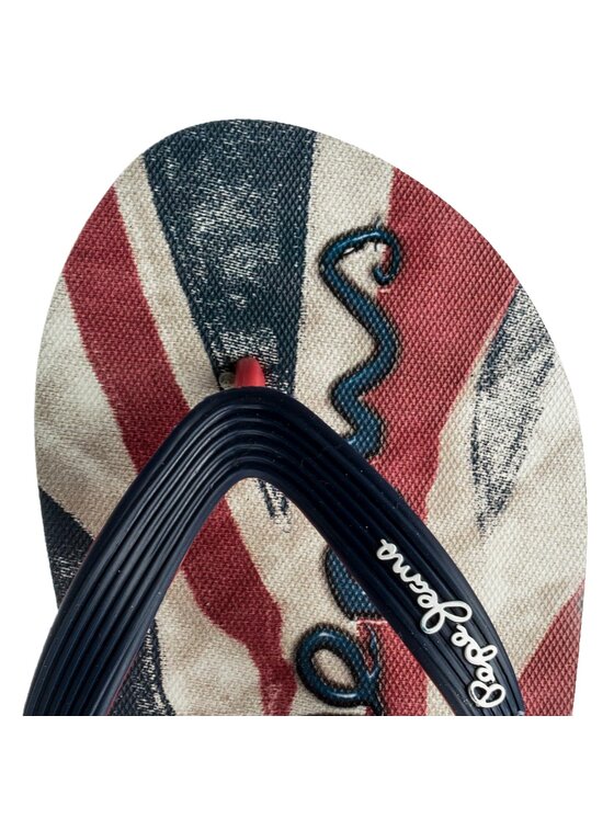 Pepe Jeans Pepe Jeans Šlepetės per pirštą Hawi Flag PMS70050 Tamsiai mėlyna