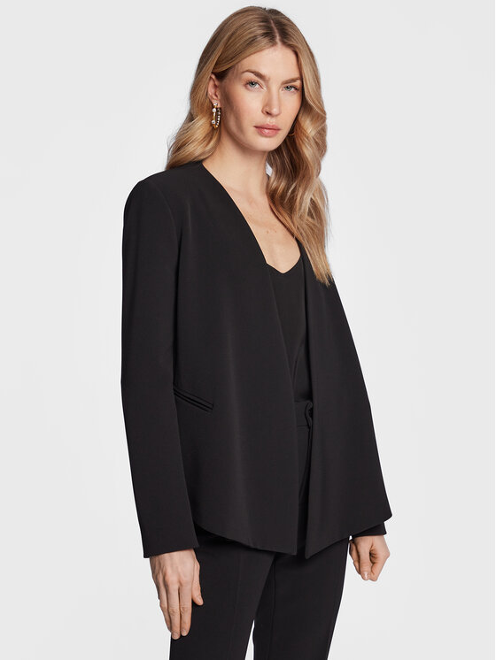 TWINSET Sacou 231TP2775 Negru Regular Fit