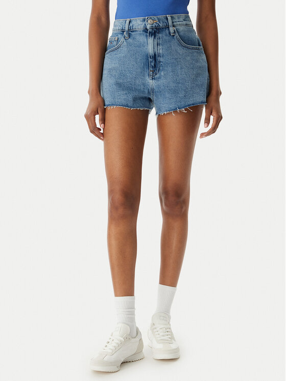 Tommy Jeans Pantaloni scurți de blugi DW0DW22691 Albastru deschis Regular Fit