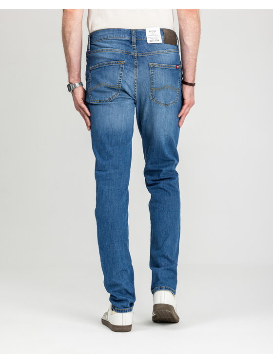 Mustang Mustang Jeansy Style Tramper Tapered Niebieski Slim Fit