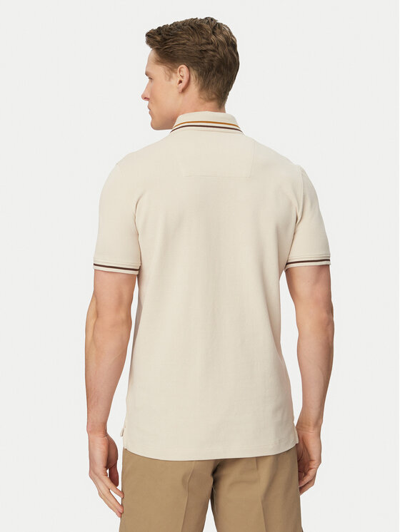 Aeronautica Militare Aeronautica Militare Polo 261PO1914UP00403 Beżowy Regular Fit