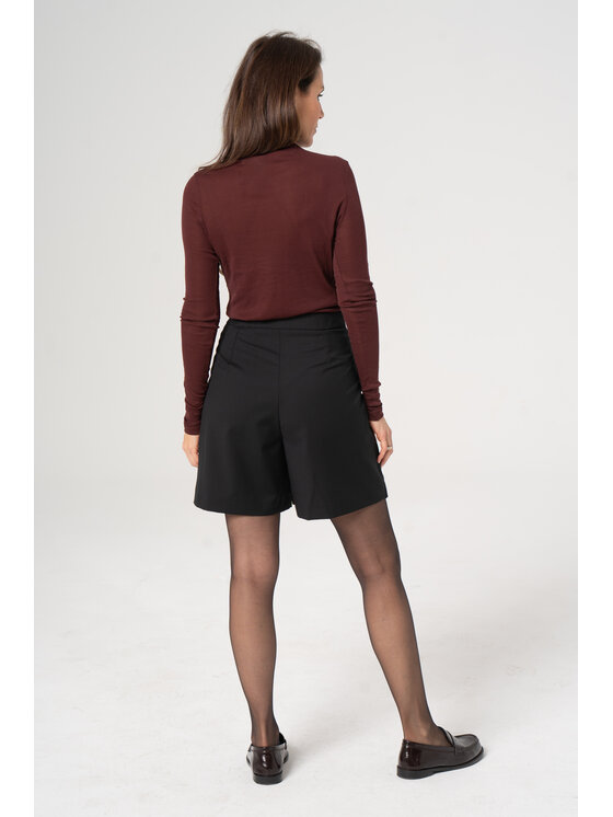 Salme Salme Spodnie damskie Tina Czarny Regular Fit
