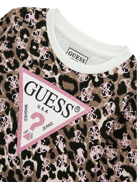 Guess Guess Μπλούζα K6YQ04 K3845 Μαύρο Regular Fit