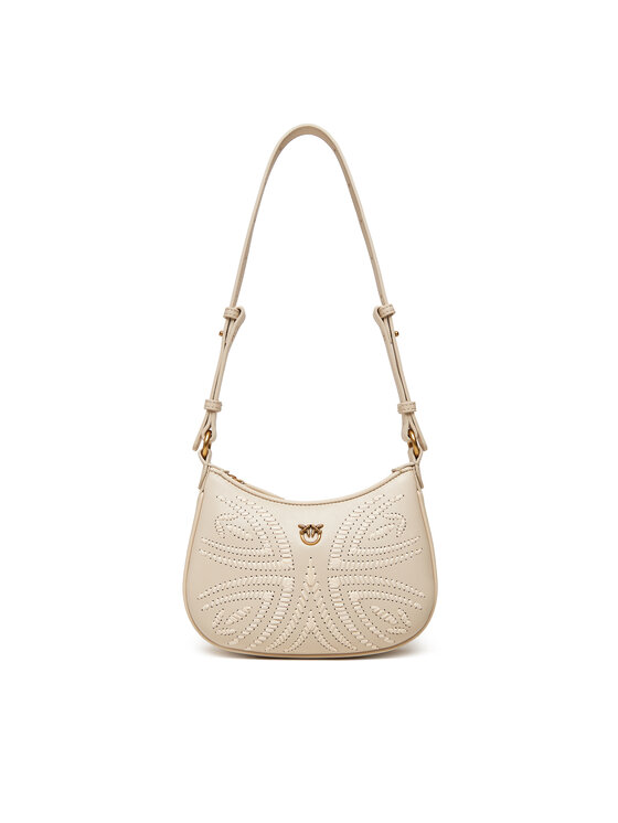 PINKO Torebka Half Moon Baby PE 25 PLTT 103538 A2C3 Écru