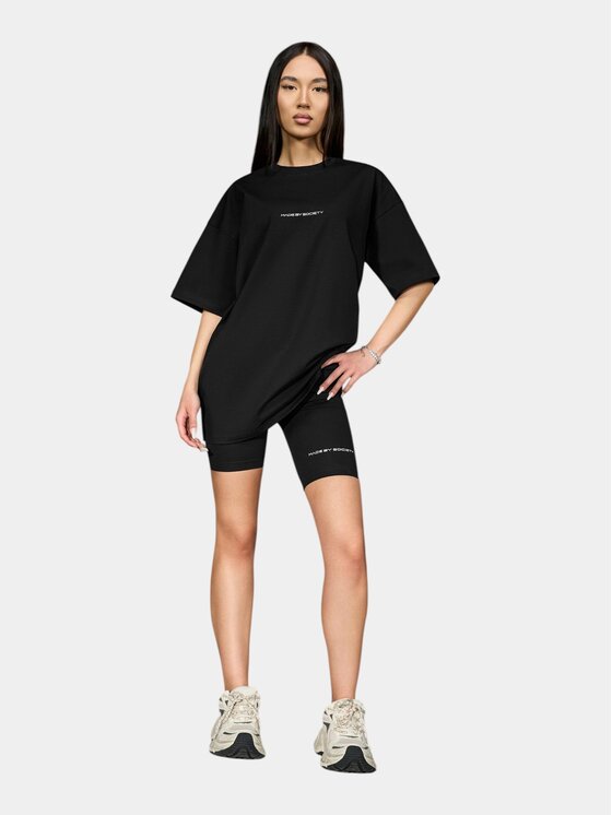 MADE BY SOCIETY MADE BY SOCIETY Ścierka Bermude GRAFT WIDE - B27322 Czarny Basic Fit