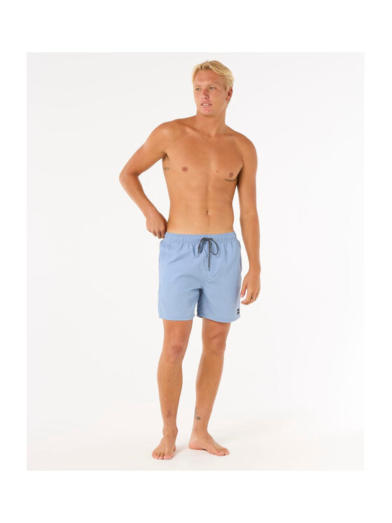 Rip Curl Rip Curl Szorty kąpielowe Easy Living Volley Błękitny Regular Fit