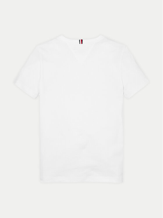 Tommy Hilfiger Tommy Hilfiger Marškinėliai Multiflag KB0KB09532 S Balta Regular Fit