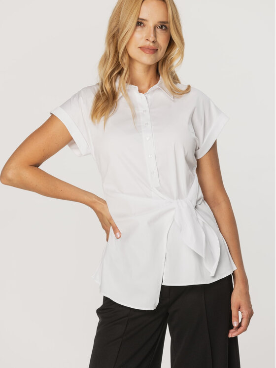 Willsoor Willsoor Koszula 61356 Biały Regular Fit