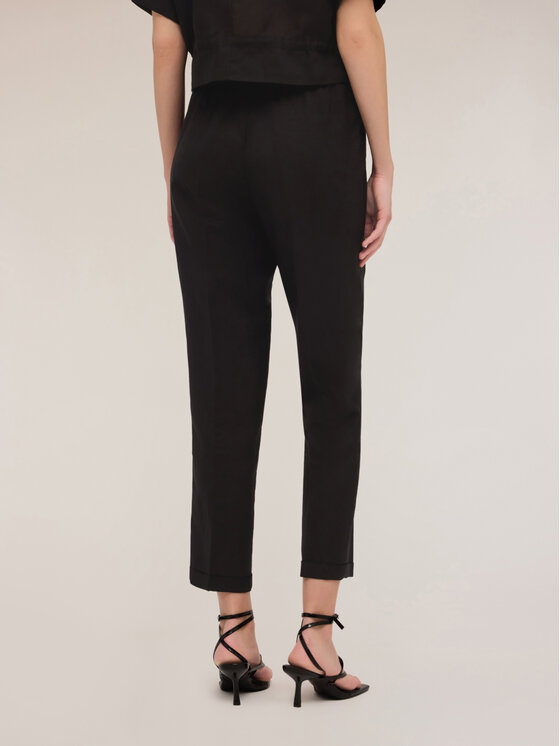 Motivi Motivi Spodnie materiałowe P293Q003953N033 Czarny Regular Fit