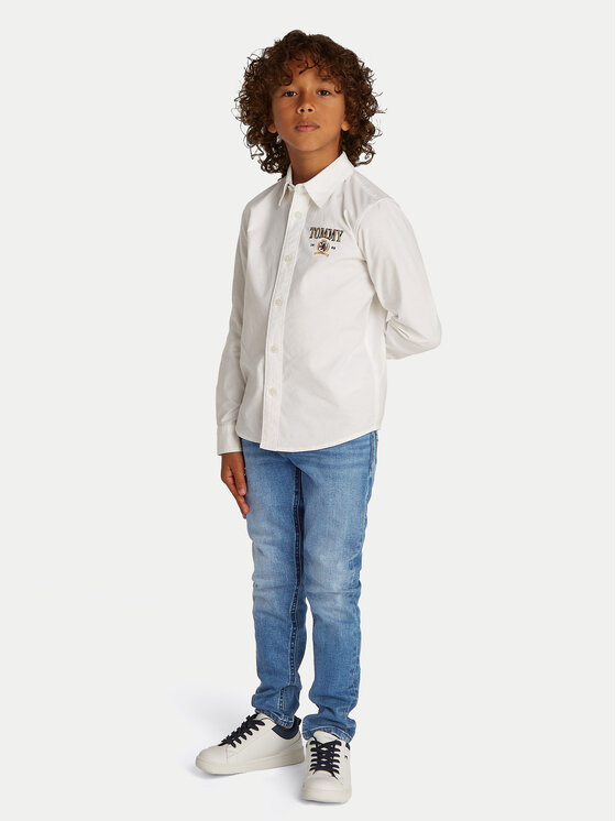 Tommy Hilfiger Tommy Hilfiger Traperice Scanton KB0KB09566 Plava Slim Fit