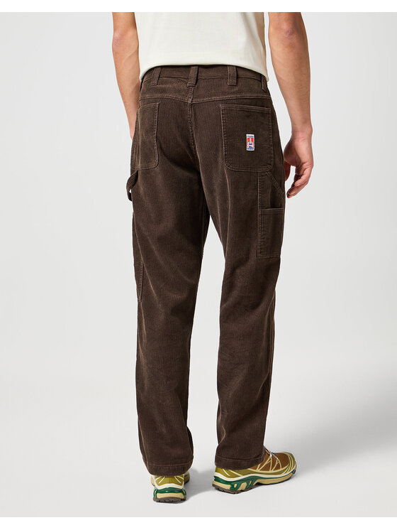 Wrangler Wrangler Spodnie materiałowe CASEY JONES Brązowy Regular Fit